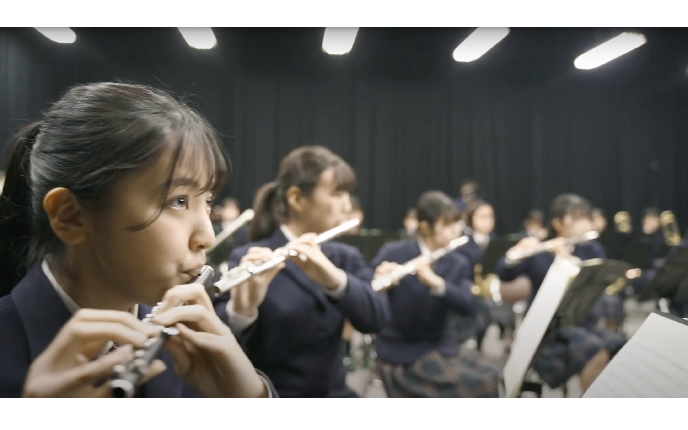 岡山県立岡山操山高等学校にて 吹奏楽部一本化計画の撮影を行いました Beneroot